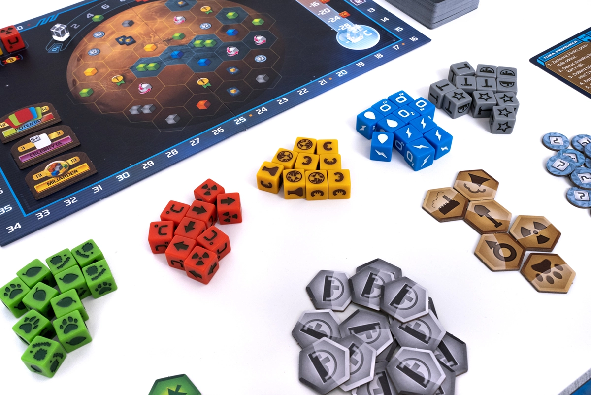 Terraformacja Marsa. Gra kościana - Gry
