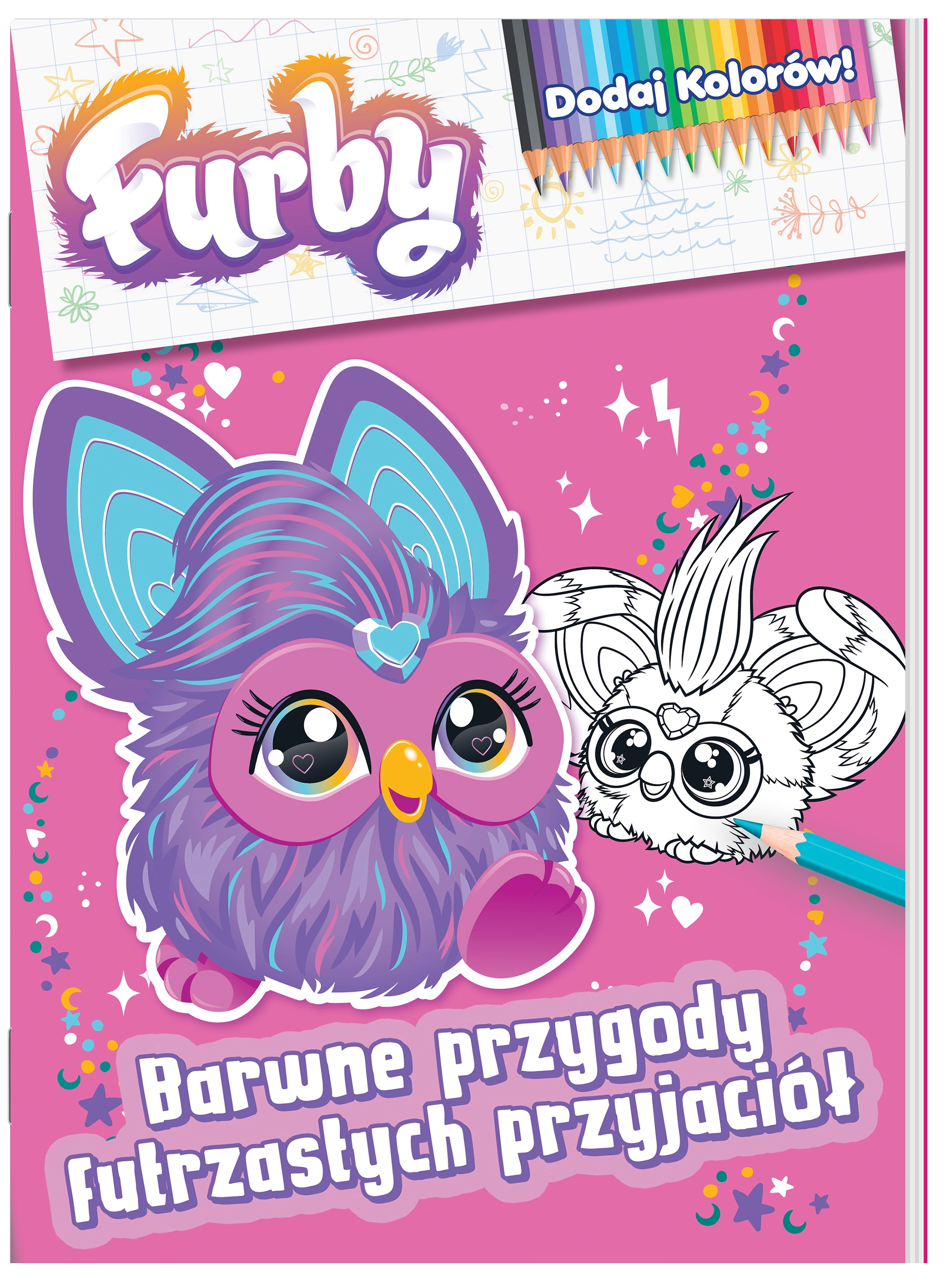 Furby. Dodaj kolorów. Barwne przygody futrzastych przyjaciół - Książki