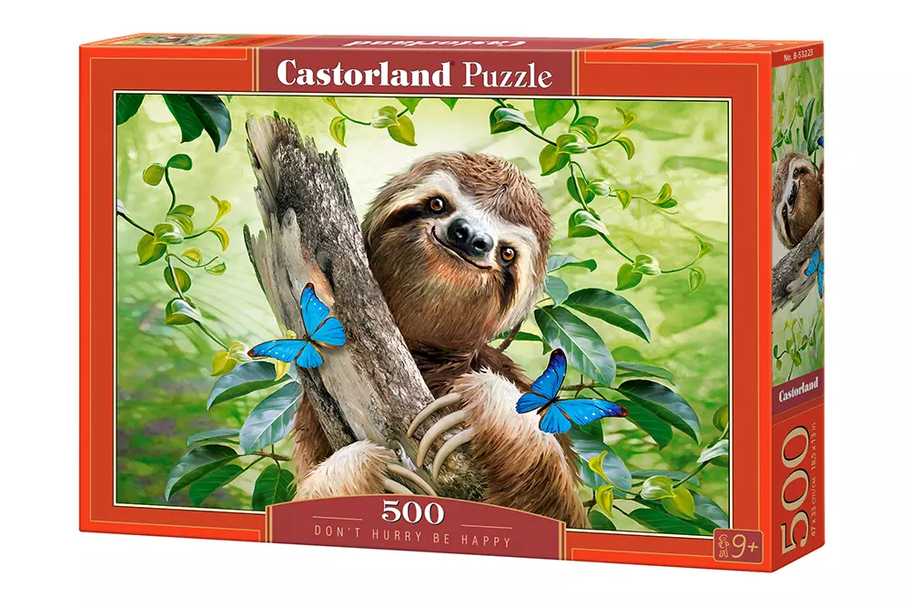 Puzzle 500 elementów. Nie śpiesz się, bądź szczęśliwy - Puzzle