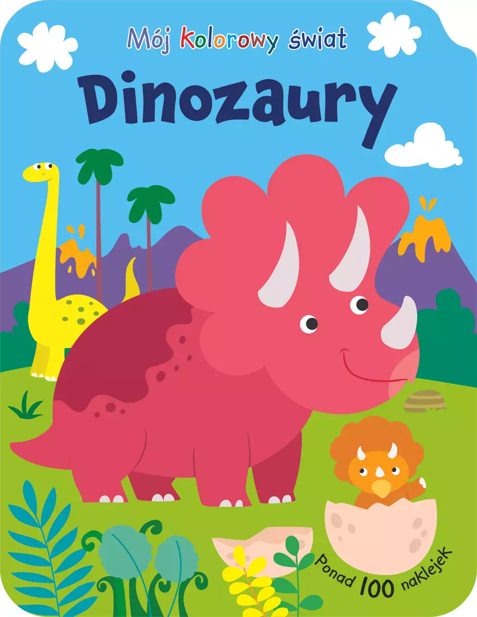 Mój kolorowy świat. Dinozaury - Książki