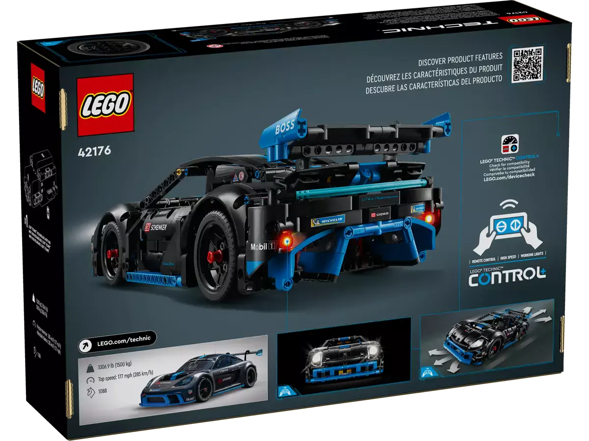 LEGO Technic Samochód wyścigowy Porsche GT4 e-Performance 42176 - Zabawki