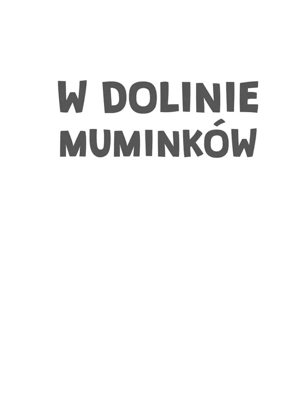 W Dolinie Muminków - Książki