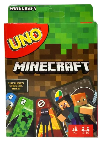 UNO Minecraft. Karty do gry - Gry