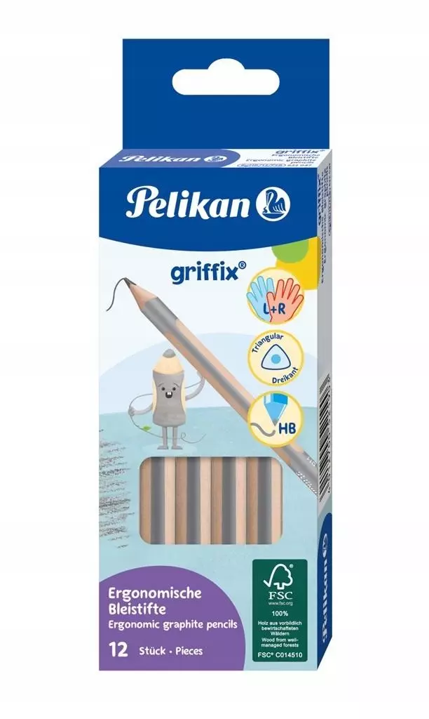 Ołówek Griffix HB - Papiernicze i szkolne
