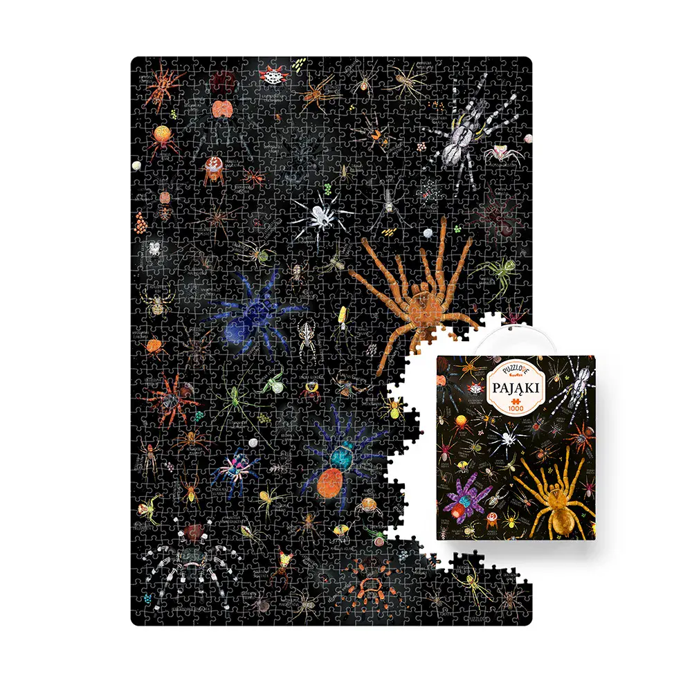 Puzzlove CzuCzu 1000 elementów. Pająki - Puzzle