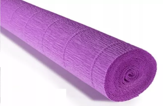 Krepina- Bibuła marszczona Cartotecnica Rossi Odcienie fioletu 590 - Papiernicze i szkolne