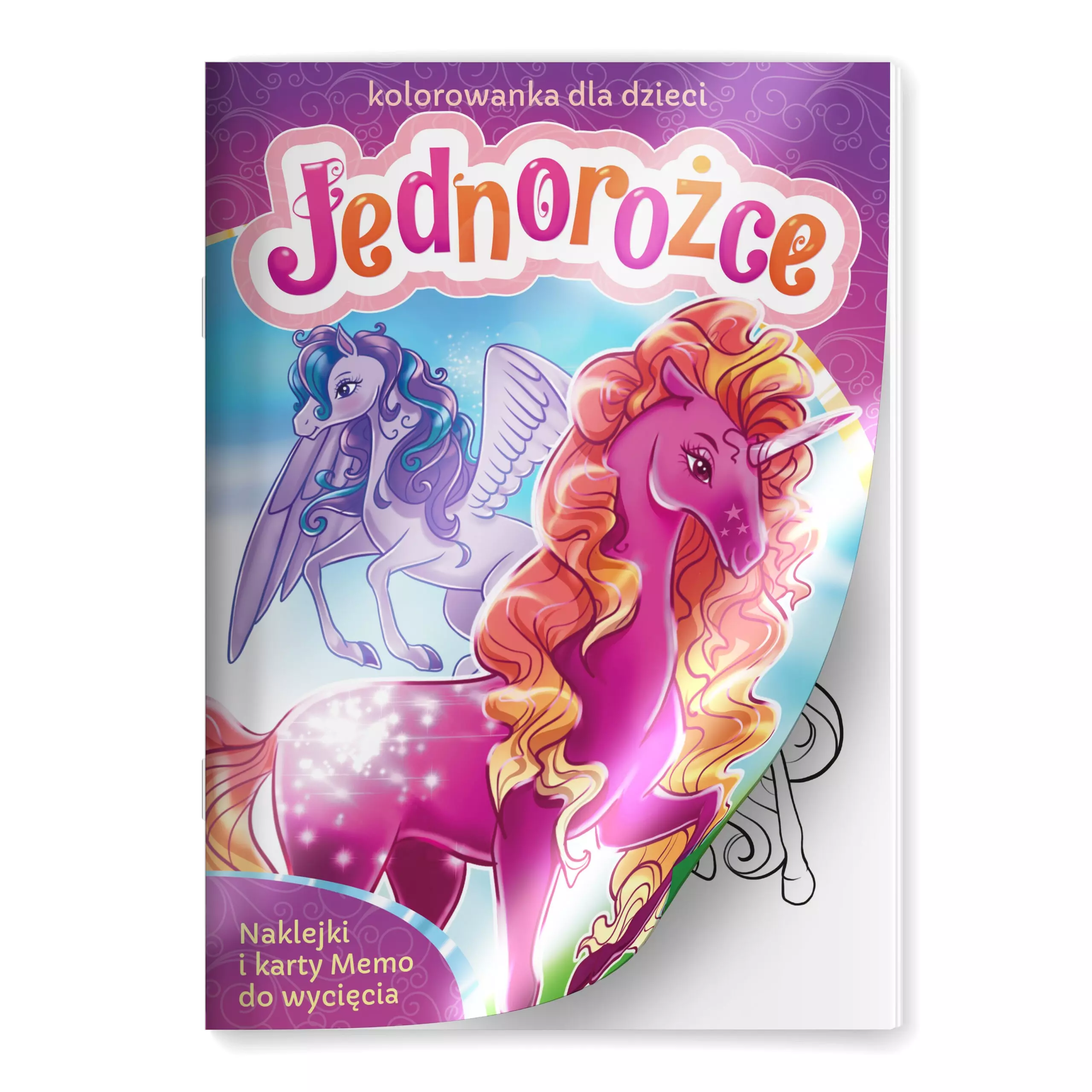 Jednorożce. Kolorowanka dla dzieci - Książki