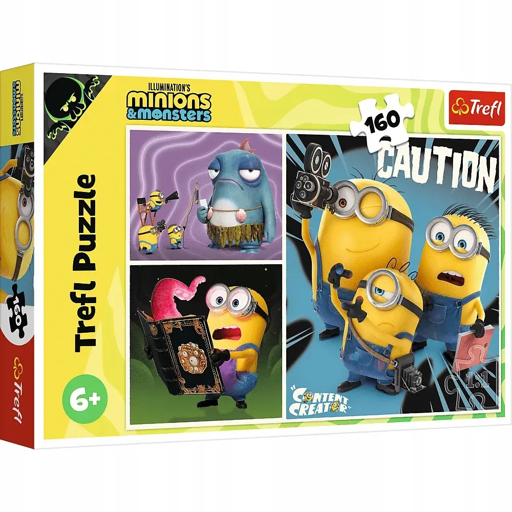 Puzzle Trefl 160 elementów Puzzle Minionki 160 el. Historie Minionków - Puzzle