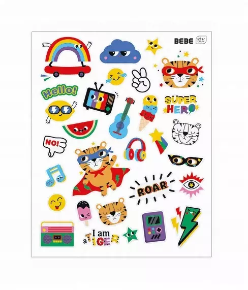 Tatuaże dla dzieci (60 sztuk) - Papiernicze i szkolne