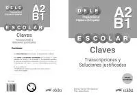 Dele Escolar A2/B1 klucz + zawartość online - Książki