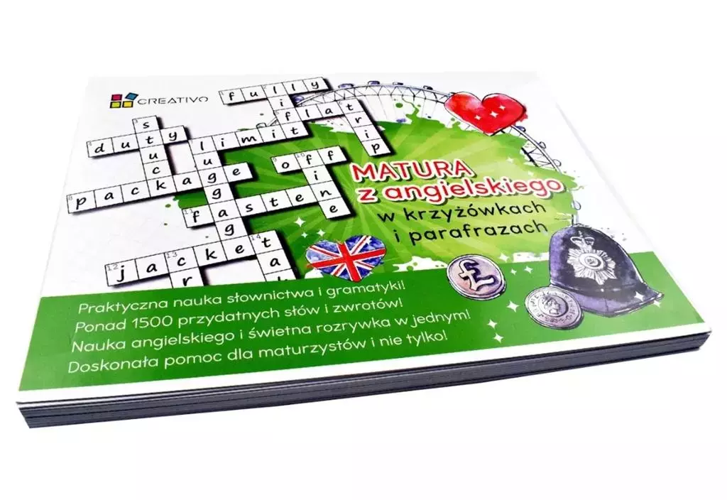 Matura z angielskiego w krzyżówkach CREATIVO - Gry