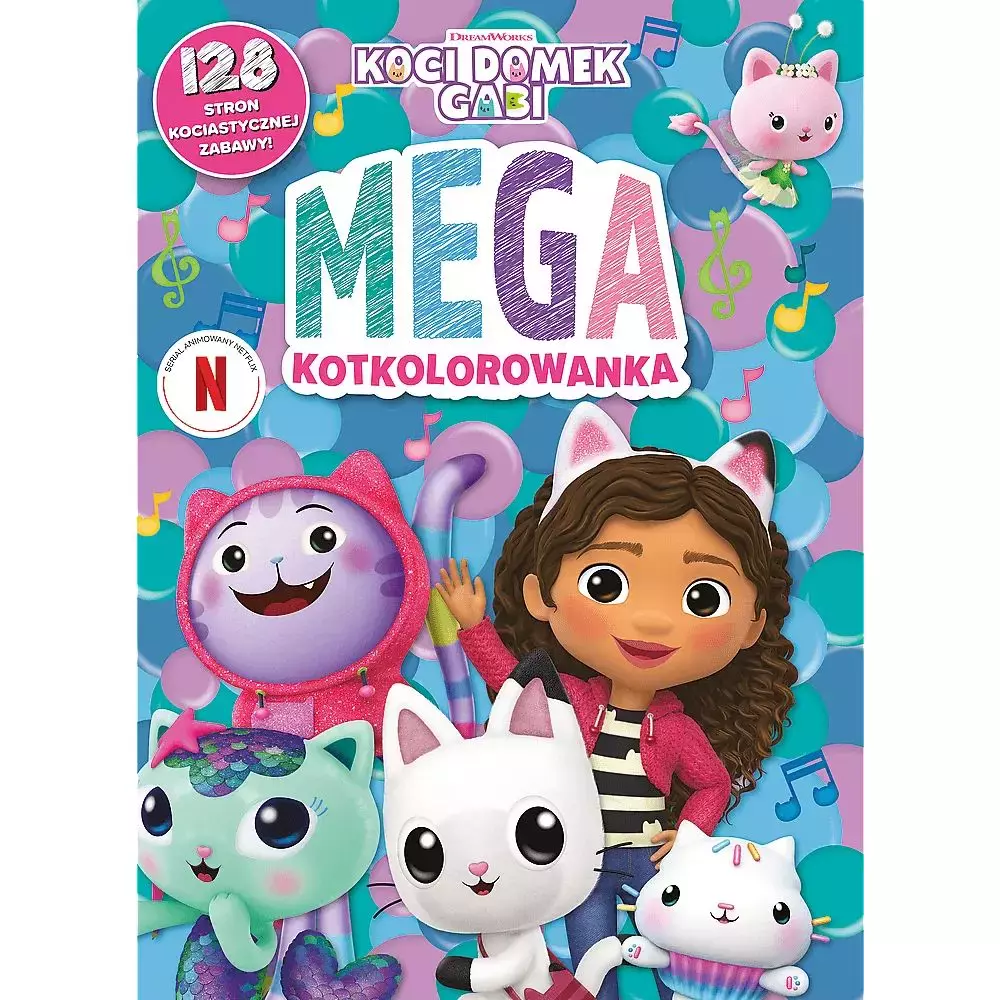 Mega KOTkolorowanka. Koci Domek Gabi - Książki