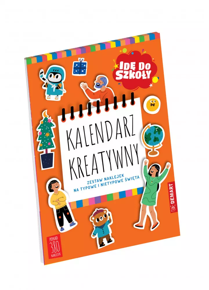 Kalendarz kreatywny. Seria: Idę do szkoły. - Książki