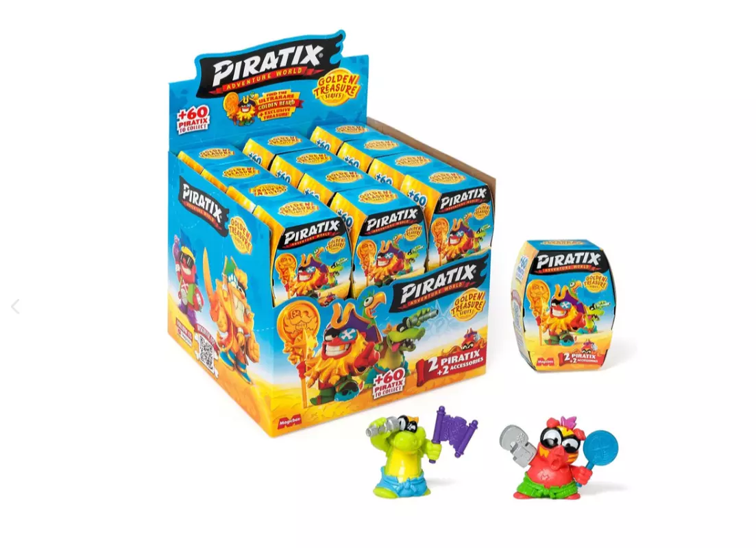 Zestaw Magicbox Piratix Golden Treasure 2 figurki + 2 akcesoria - Zabawki