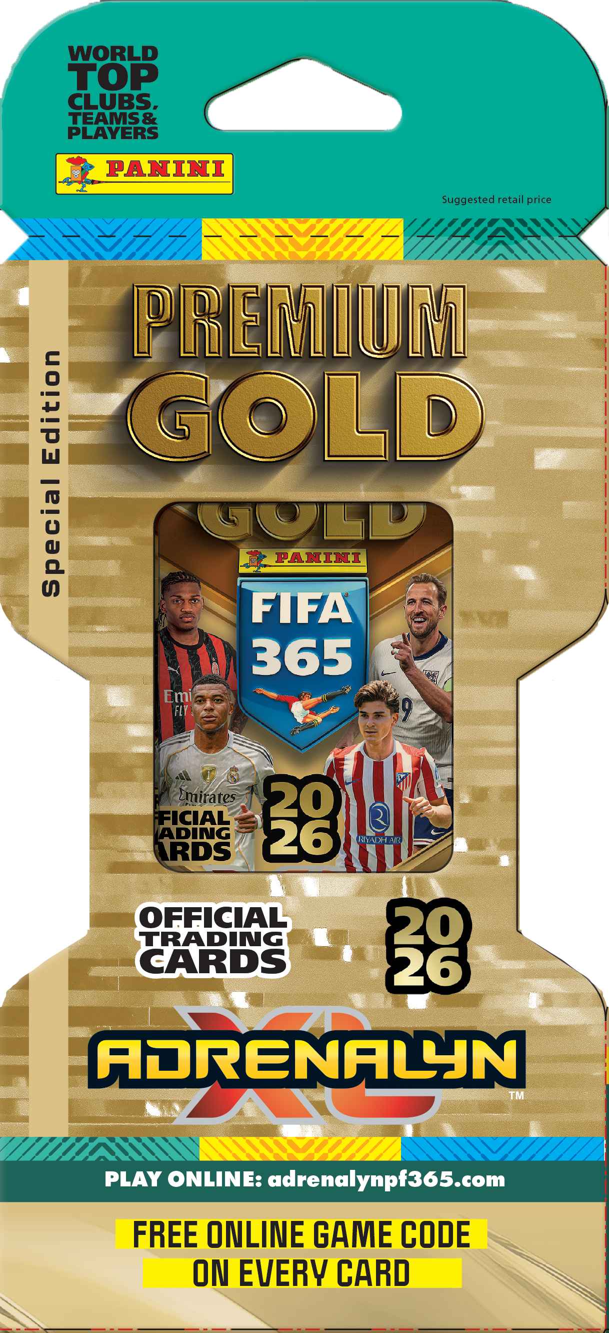 Panini Fifa 365 Adrenalyn XL 2026 blister gold - Zabawki