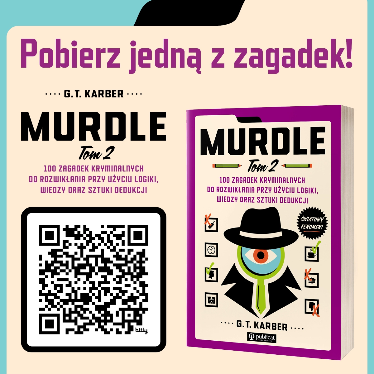 Murdle. Tom 2. 100 zagadek kryminalnych do rozwikłania przy użyciu logiki, wiedzy oraz sztuki dedukcji - Książki