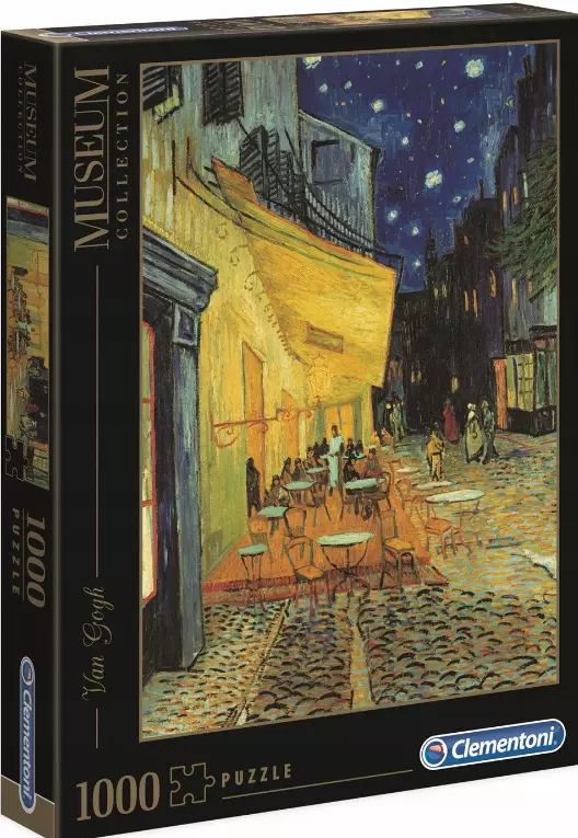 Puzzle 1000 elementów. Museum. Taras kawiarni w nocy. Van Gogh - Puzzle