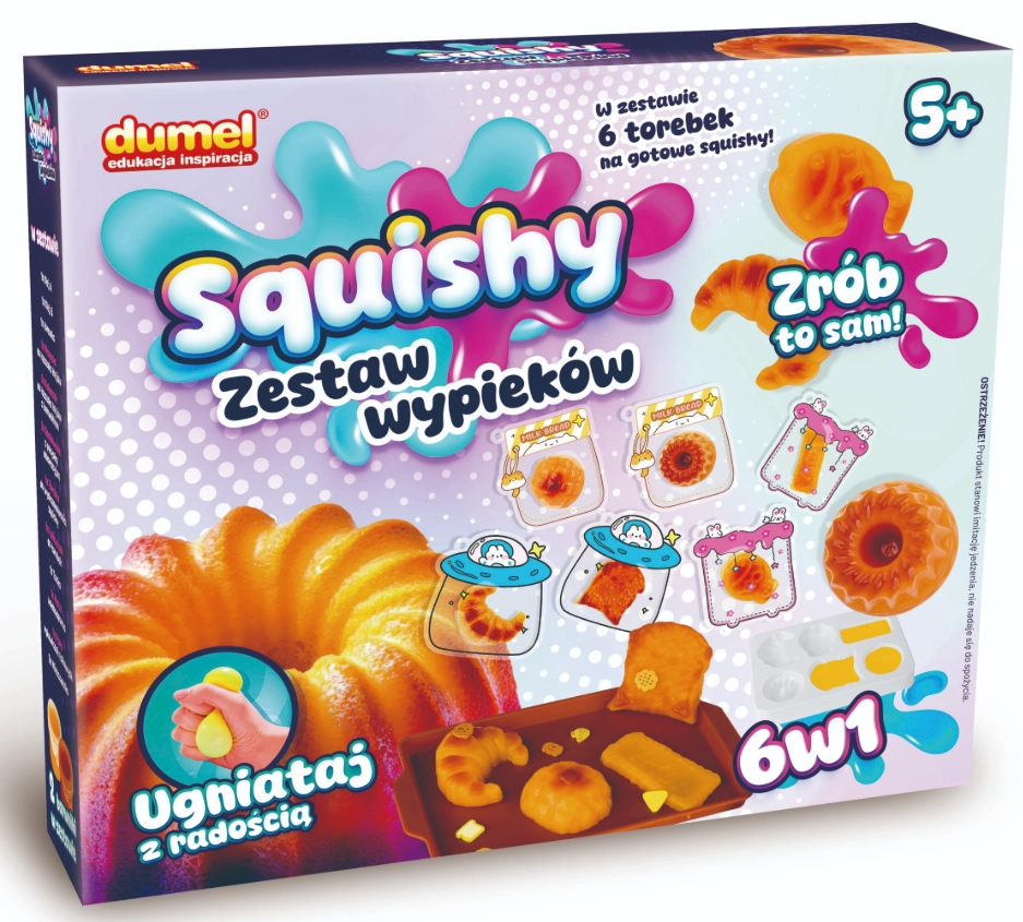 Squishy. Zestaw wypieków - Zabawki
