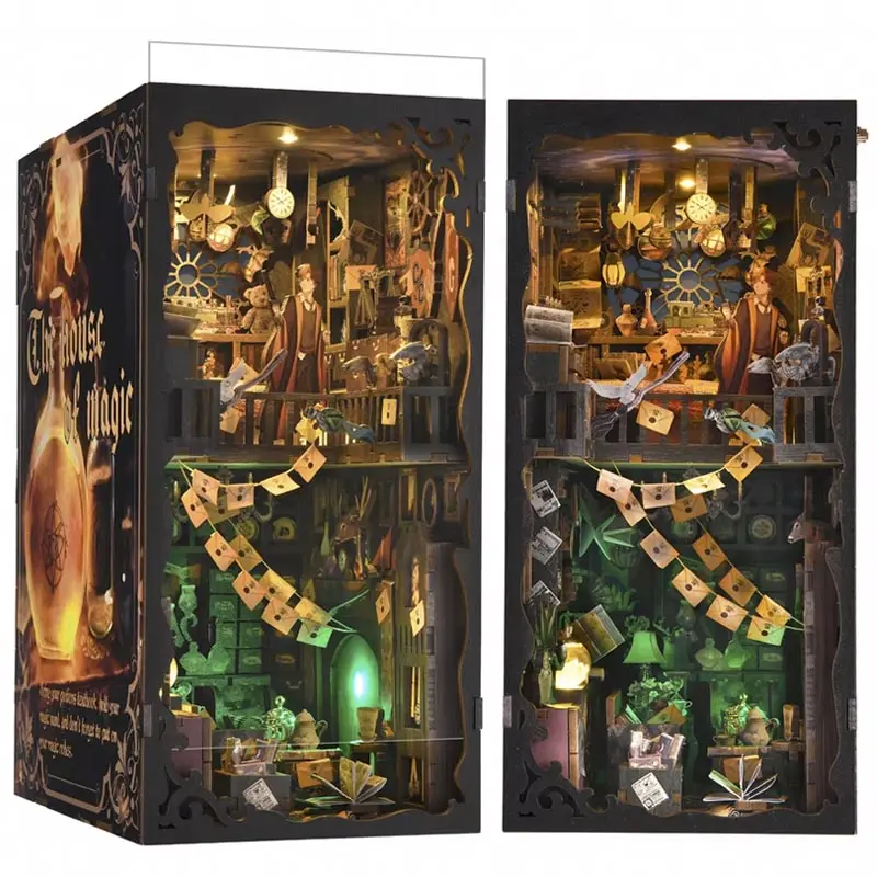 Miniaturowy domek Book Nook Dom czarów - Puzzle