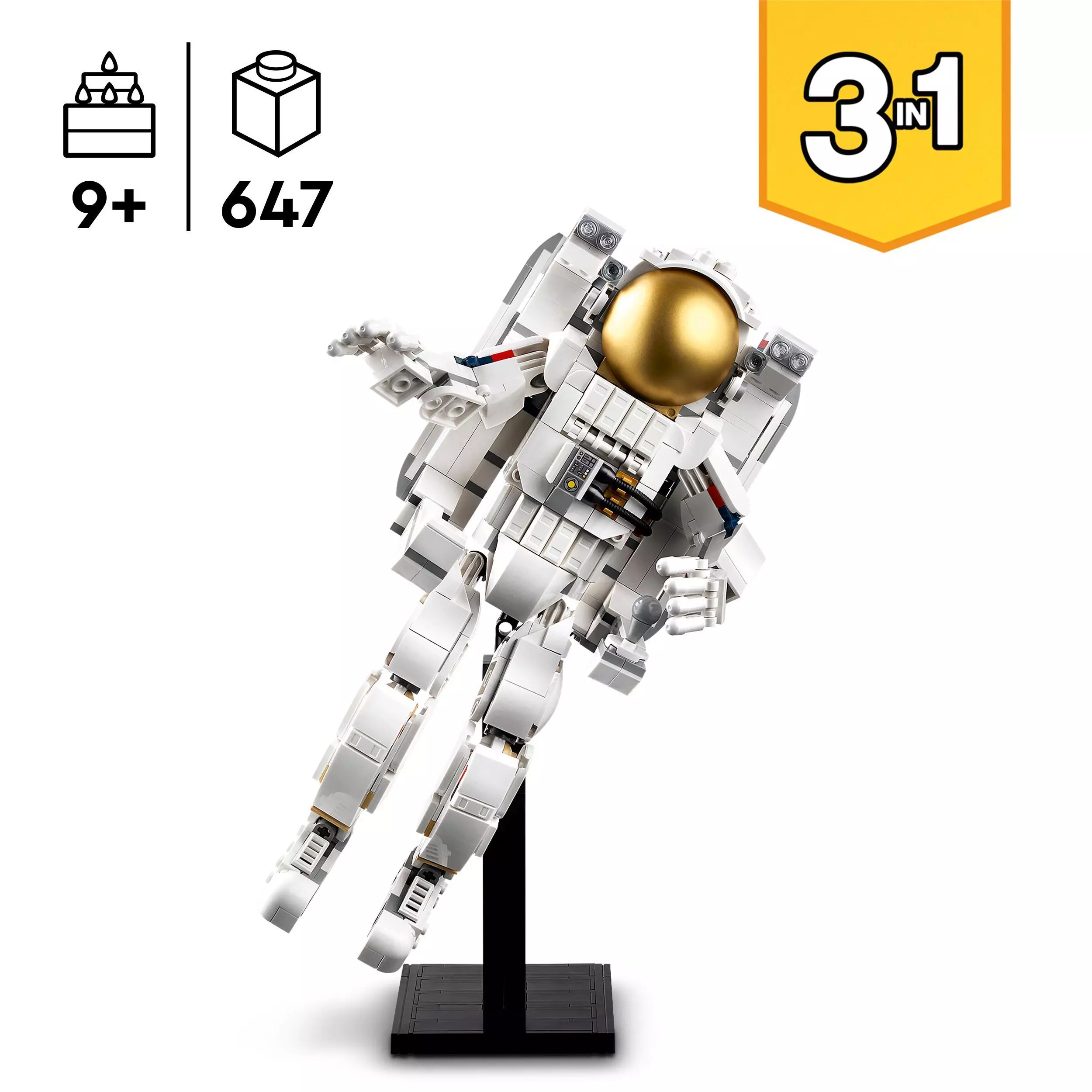 LEGO Creator 3 w 1 Astronauta 31152 - Zabawki
