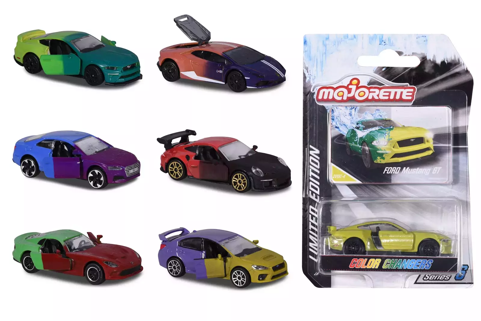Majorette. Auto zmieniające kolor, mix wzorów - Zabawki