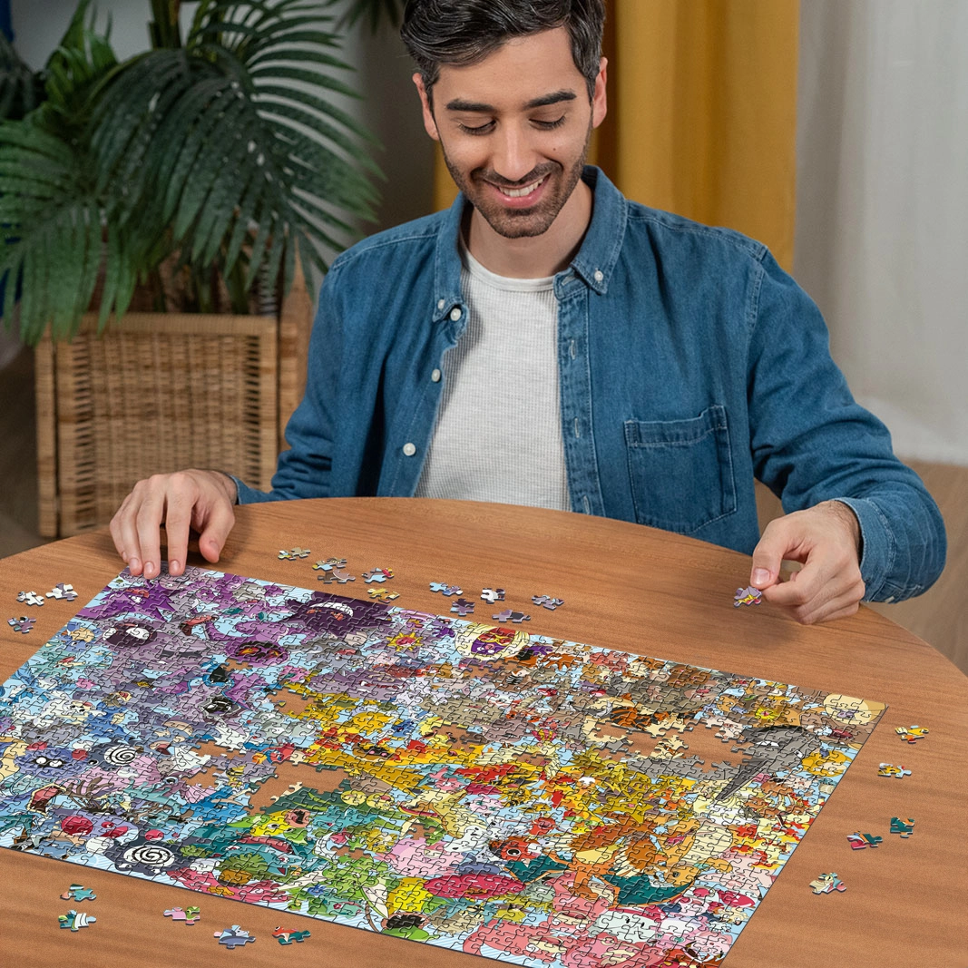 Puzzle 1000 elementów. Challenge. Pokemon - Puzzle