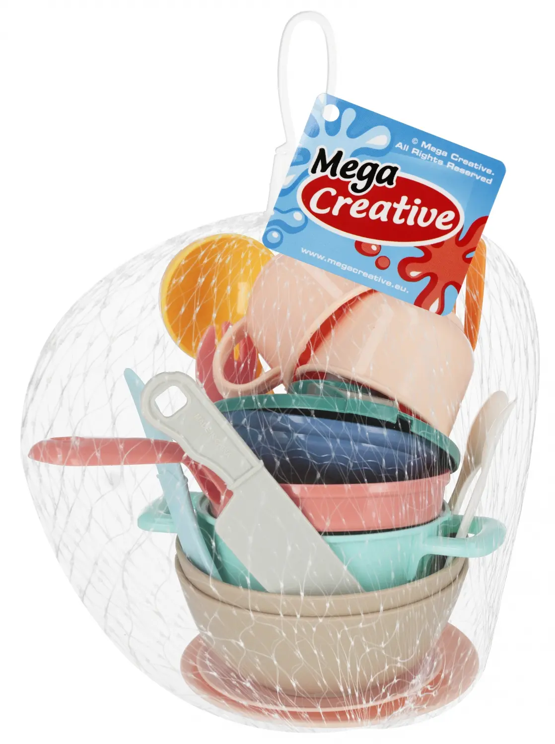 Naczynia Kuchenne W Siatce Mega Creative 566770 - Zabawki