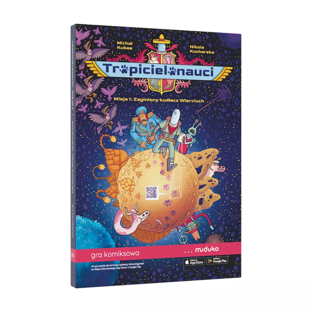 Tropicielonauci. Misja 1: Zaginiony kudłacz Wierciuch. Gra komiksowa - Książki