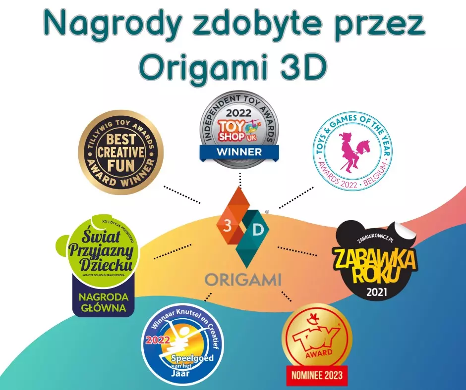 Origami 3D. Paw (549 elementów) - Zabawki