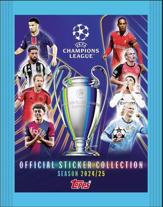 UEFA Champions League 2024/25 saszetka z naklejkami 1szt - Zabawki