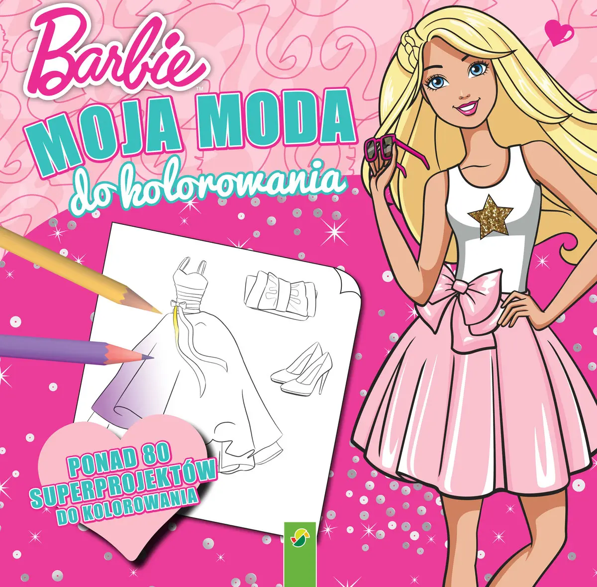 Barbie. Moja moda do kolorowania - Książki