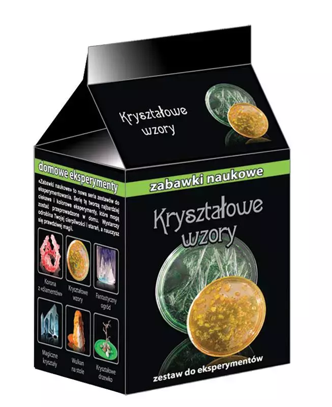 Hodowla kryształów. Kryształowe wzory - Zabawki