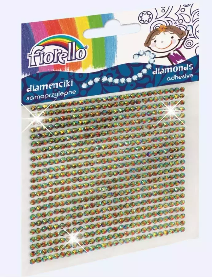 Naklejki dekoracyjne kryształki GR-DS03 FIORELLO - Papiernicze i szkolne