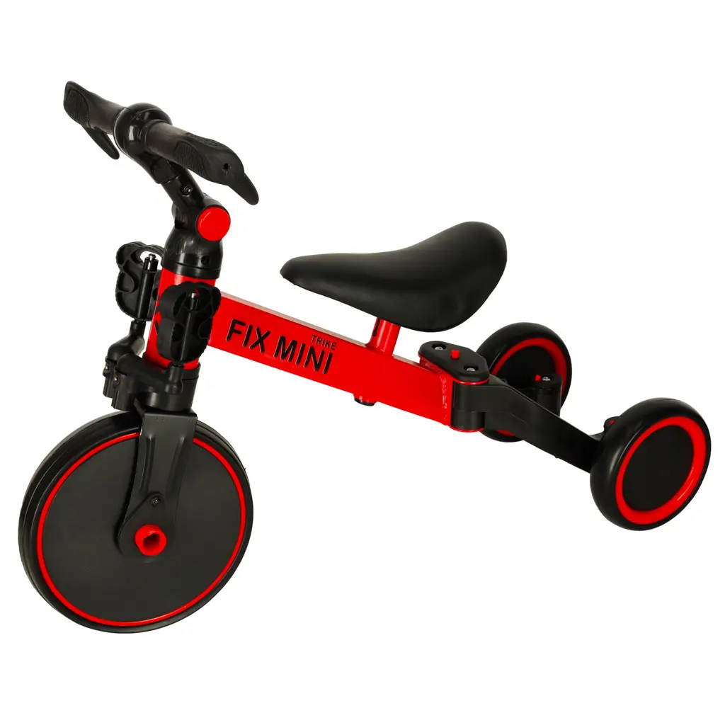 Rowerek biegowy Trike Fix Mini rower wielofunkcyjny 3w1 czerwony - Mama i dziecko