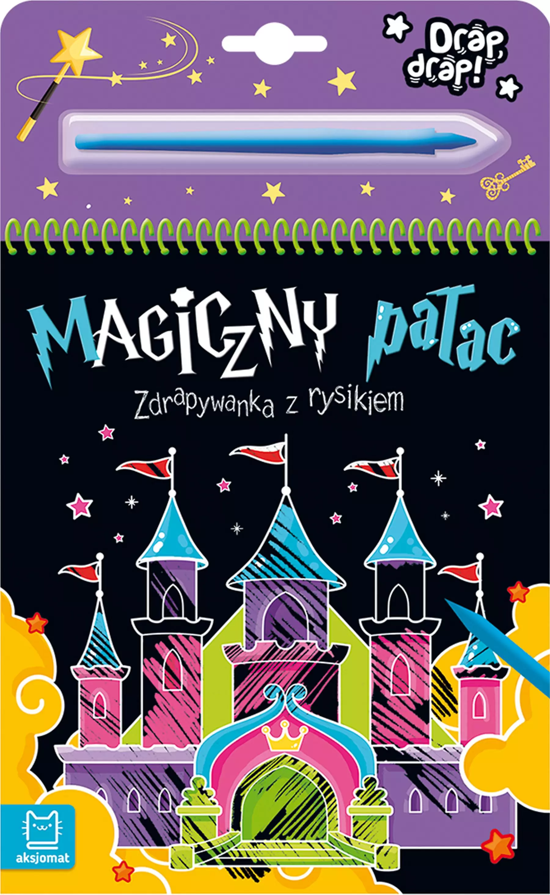 Magiczny pałac. Zdrapywanka z rysikiem - Książki