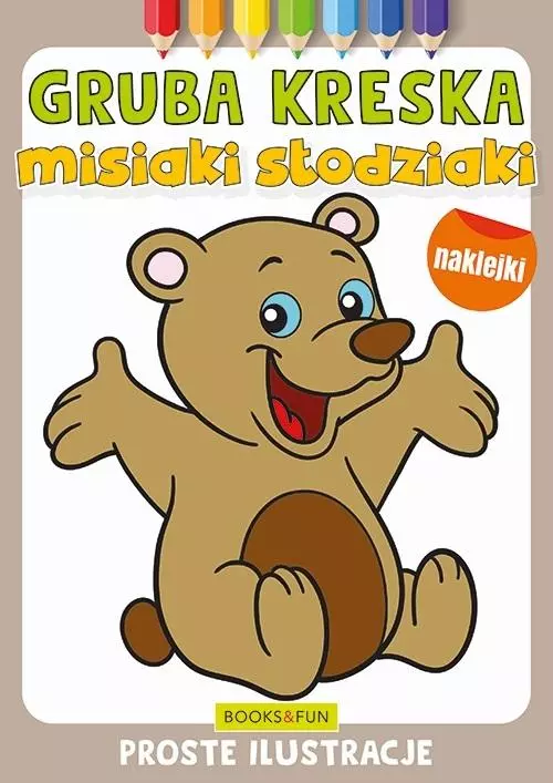 Gruba krecha Misiaki słodziaki - Książki