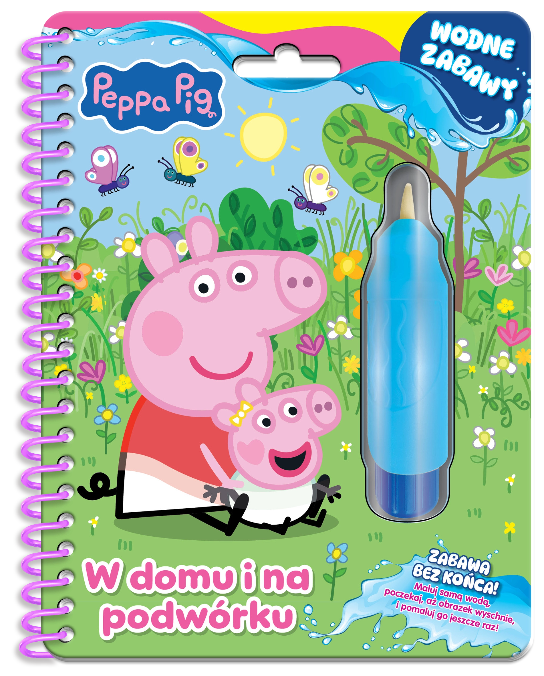 Peppa Pig. Peppa Pig. Wodne zabawy. W domu i na podwórku - Książki