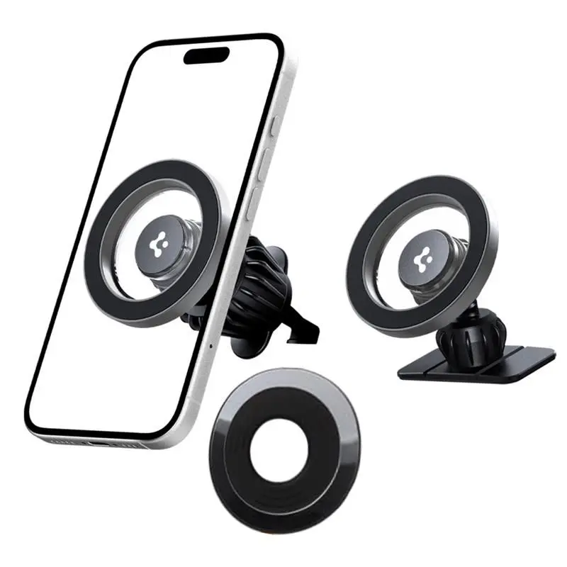 Spigen MFT13 Magnetic MagSafe Dashboard & Vent Car Mount Silver - Elektronika i akcesoria