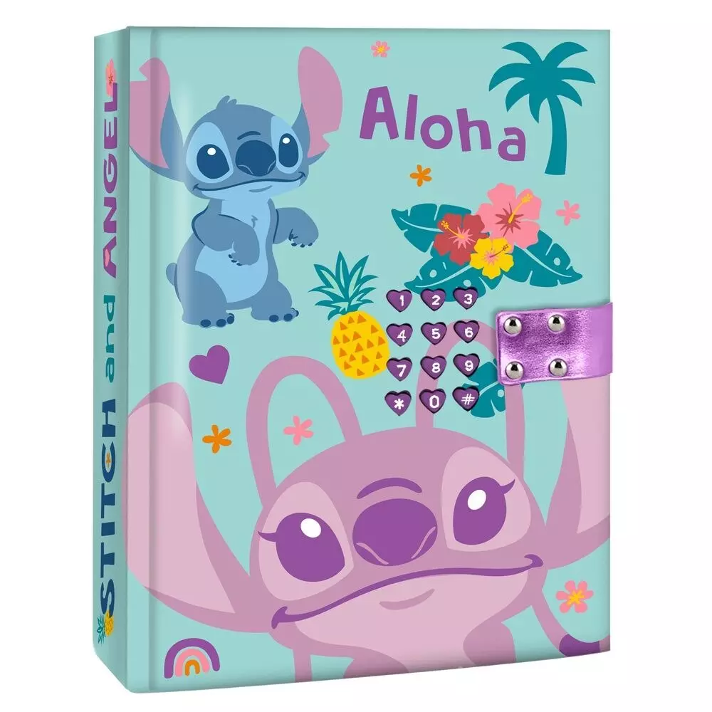 Stitch. Pamiętnik na kod, grający - Papiernicze i szkolne