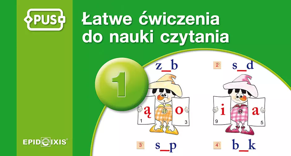 PUS. Łatwe ćwiczenia do nauki czytania. Część 1 - Książki