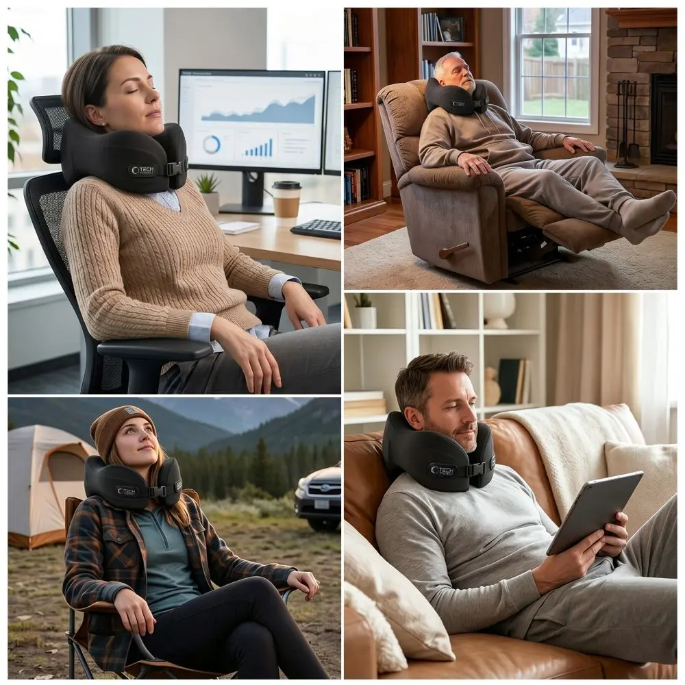 Tech-Protect Comfortrest Travel Neck Pillow Black - Zabawki