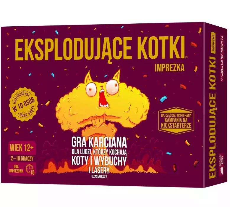 Gra Eksplodujące Kotki: Imprezka (cicha wersja) - Gry