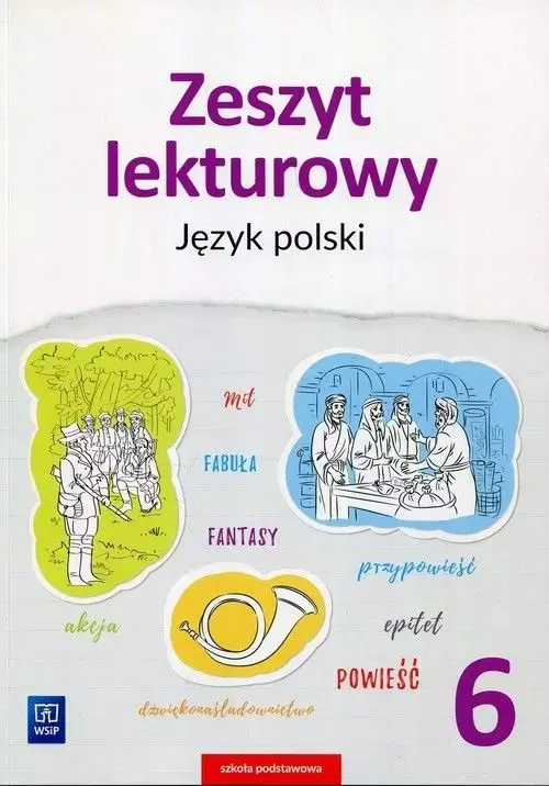 Język polski. Zeszyt lekturowy. Zeszyt ćwiczeń. Klasa 6 - Książki