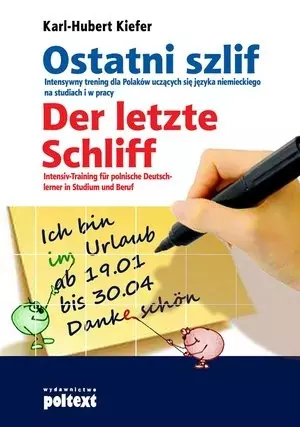 Ostatni szlif. Der letze Schliff - Książki