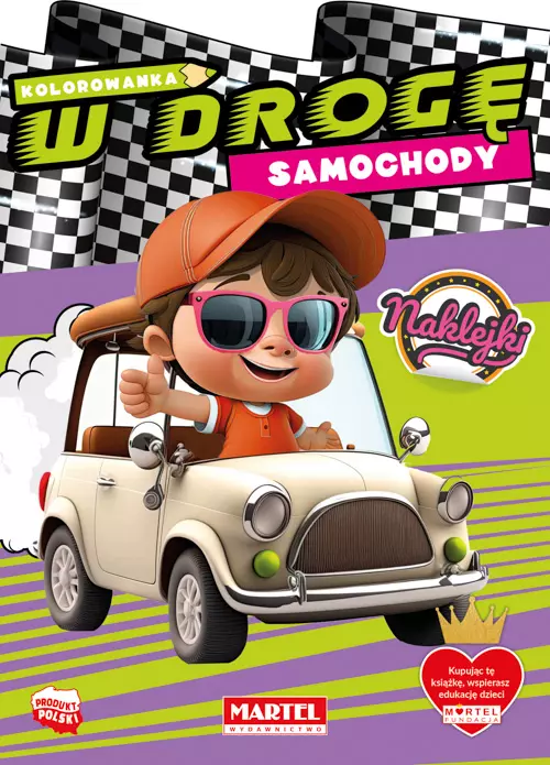 Kolorowanka W drogę. Samochody - Zabawki