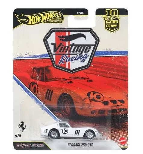Hot Wheels Kultowe auta Ferrari 250 GTO - Zabawki