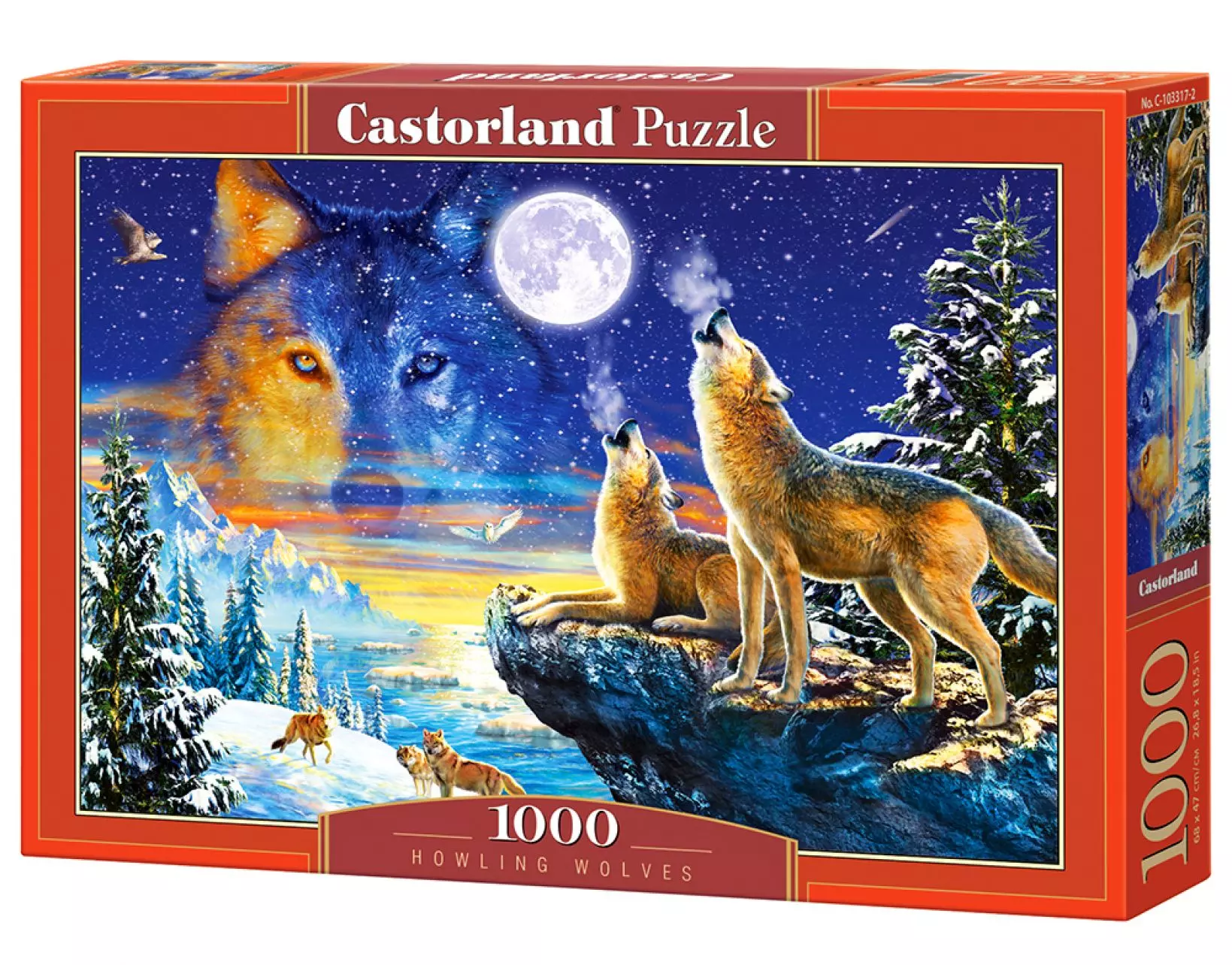 Puzzle 1000 elementów. Wilki - Puzzle