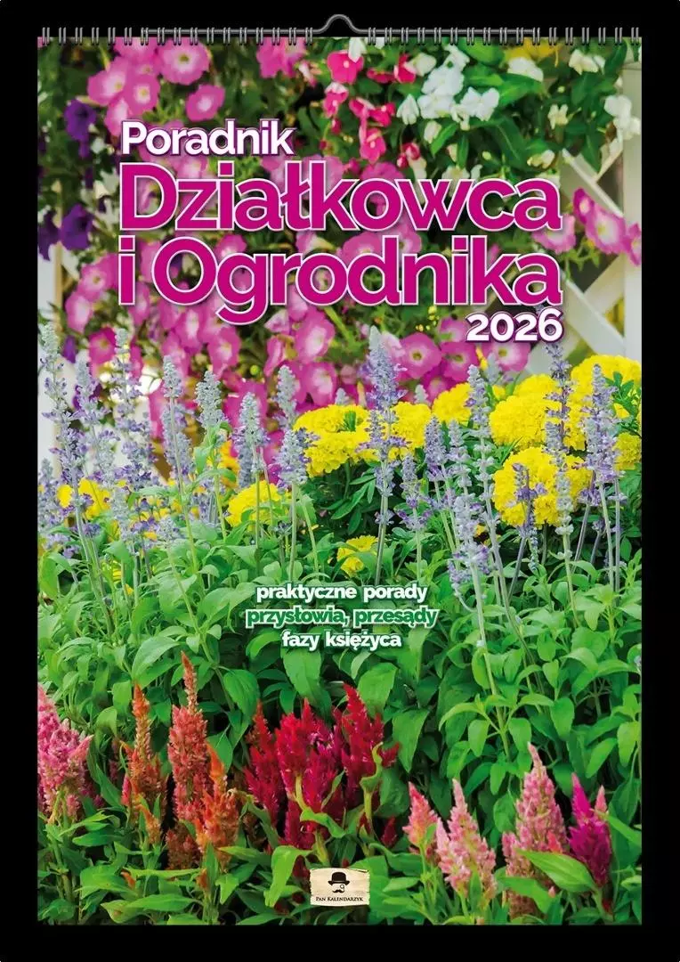 Kalendarz 2026 A3 ścienny poradnik działkowca - Książki