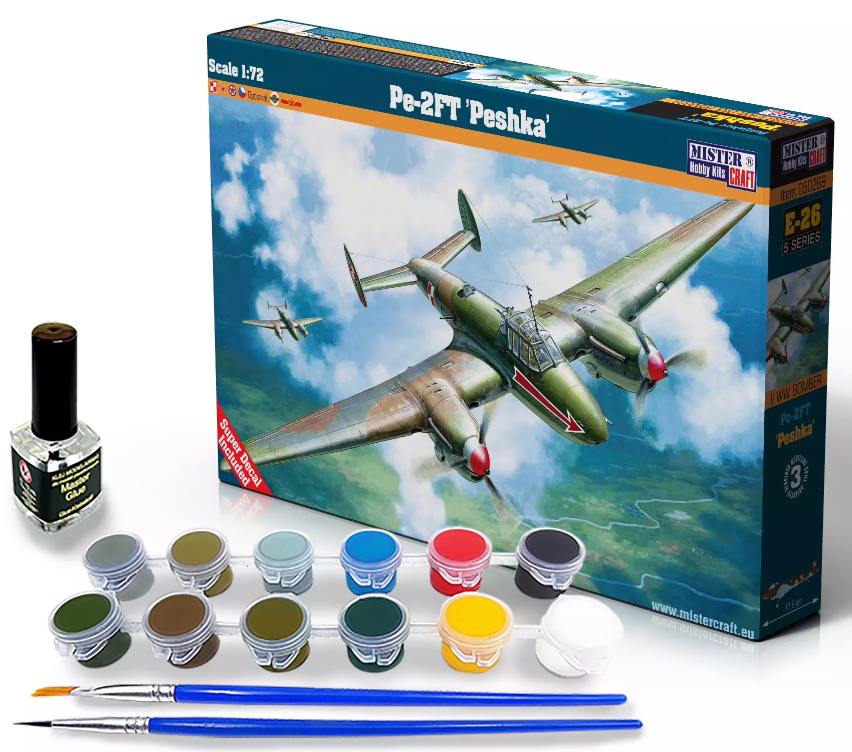 E-26 Pe-2FT Peshka, 1:72 - Zabawki