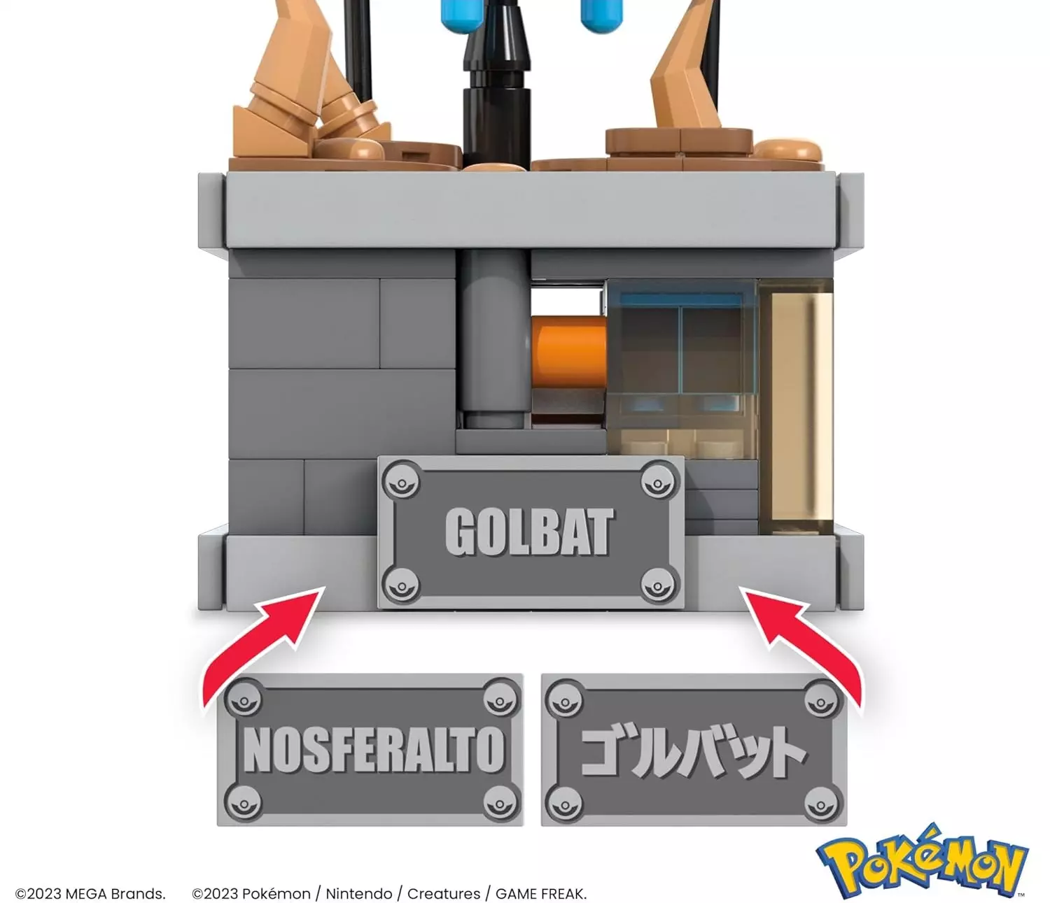 Mega Construx. HTH72 Pokemon. Golbat z ruchem do ustawiania - Zabawki